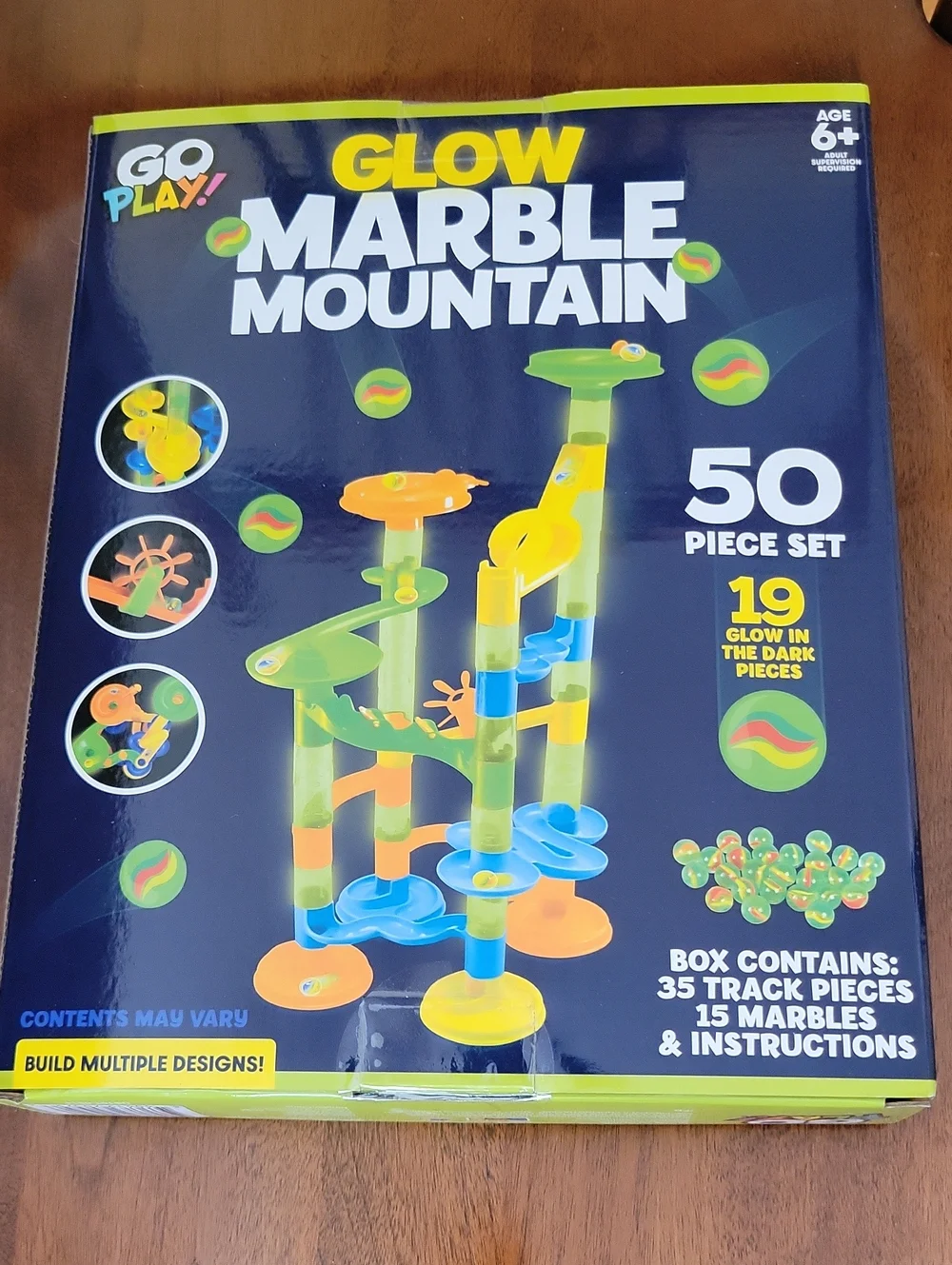 Glow Marble Mountain Kids Marble Run